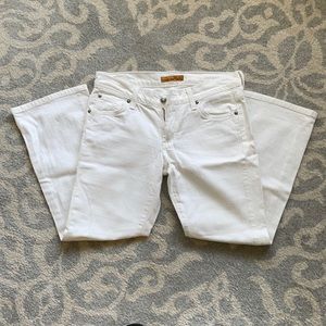 White capri jeans size 26